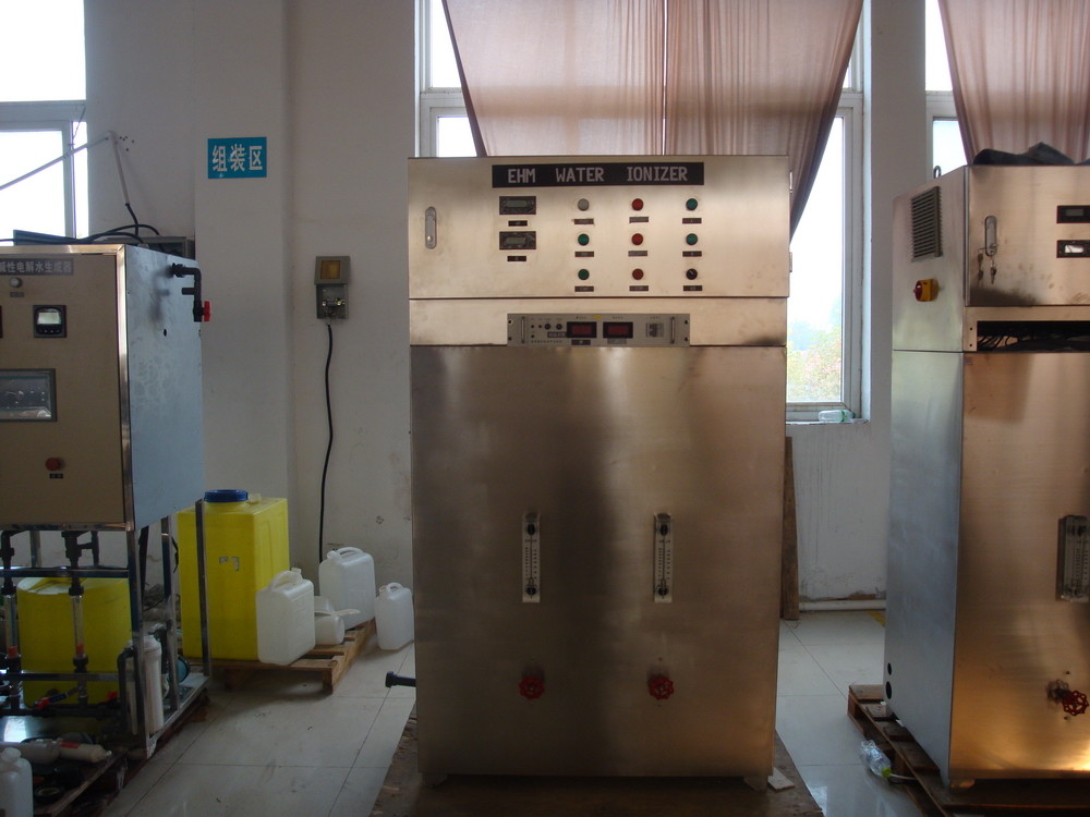 alkalescent mesin ionizer air industri untuk pembotolan tanaman air