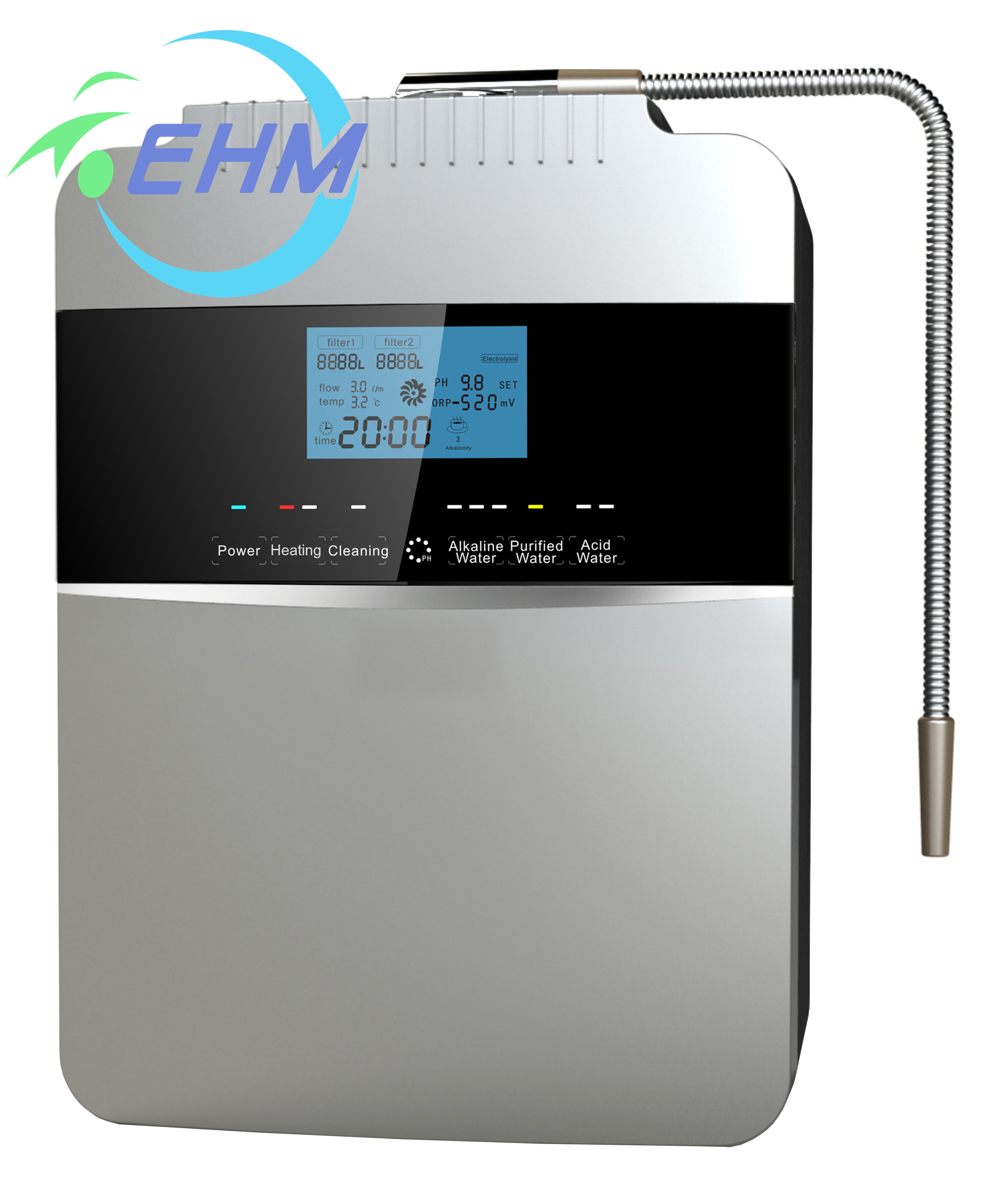 EHM 150W Portable Ionizer Air Alkali untuk Penggunaan Rumah dan Hotel